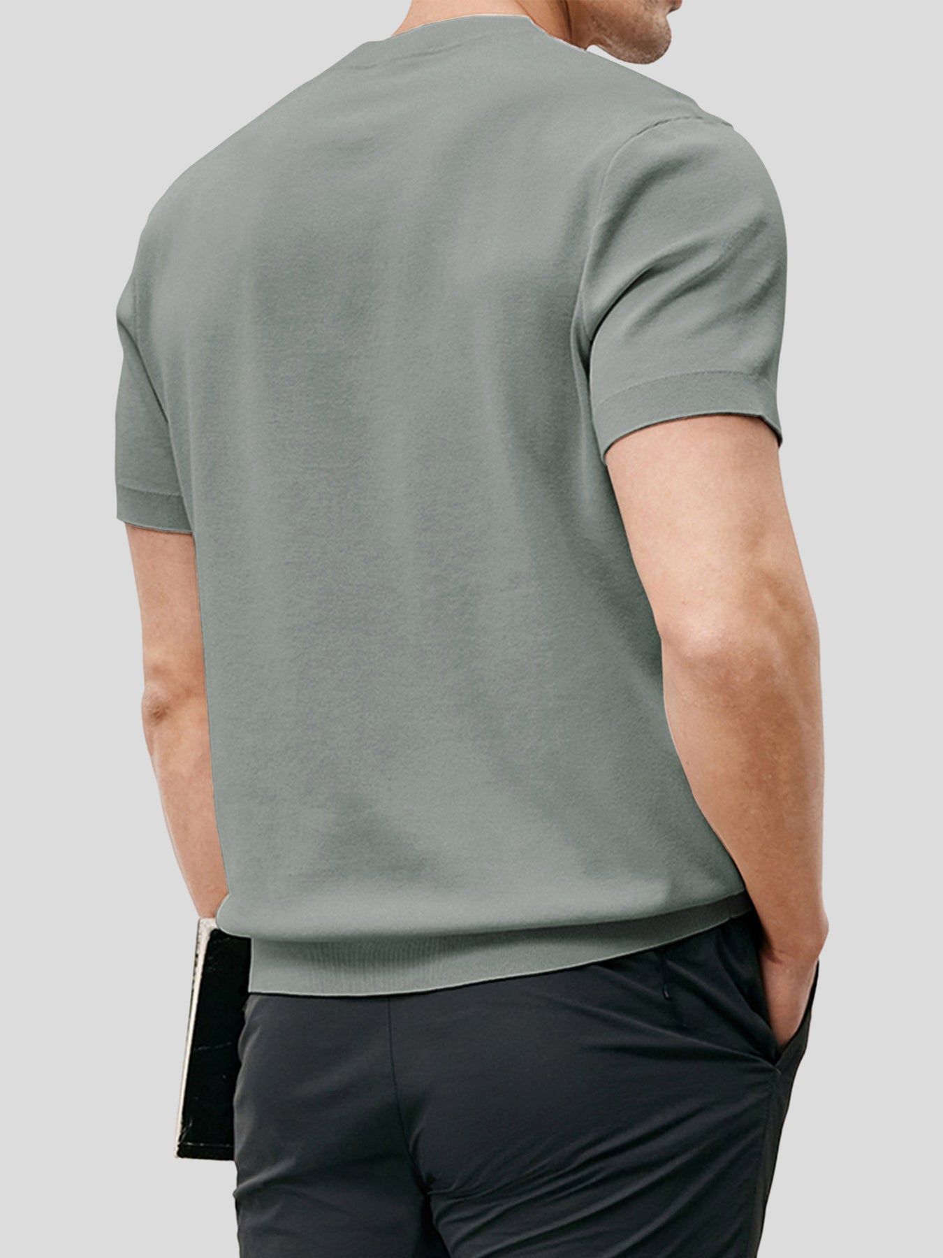 Camiseta Gentletejido de manga corta tejidoted