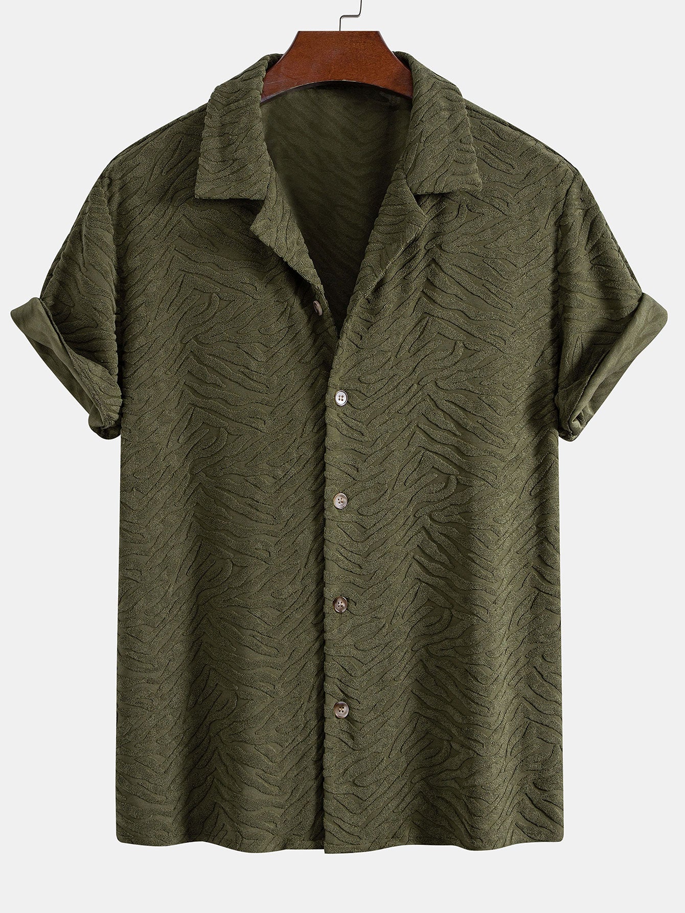 Camisa Animal Texture Terry Cuban
