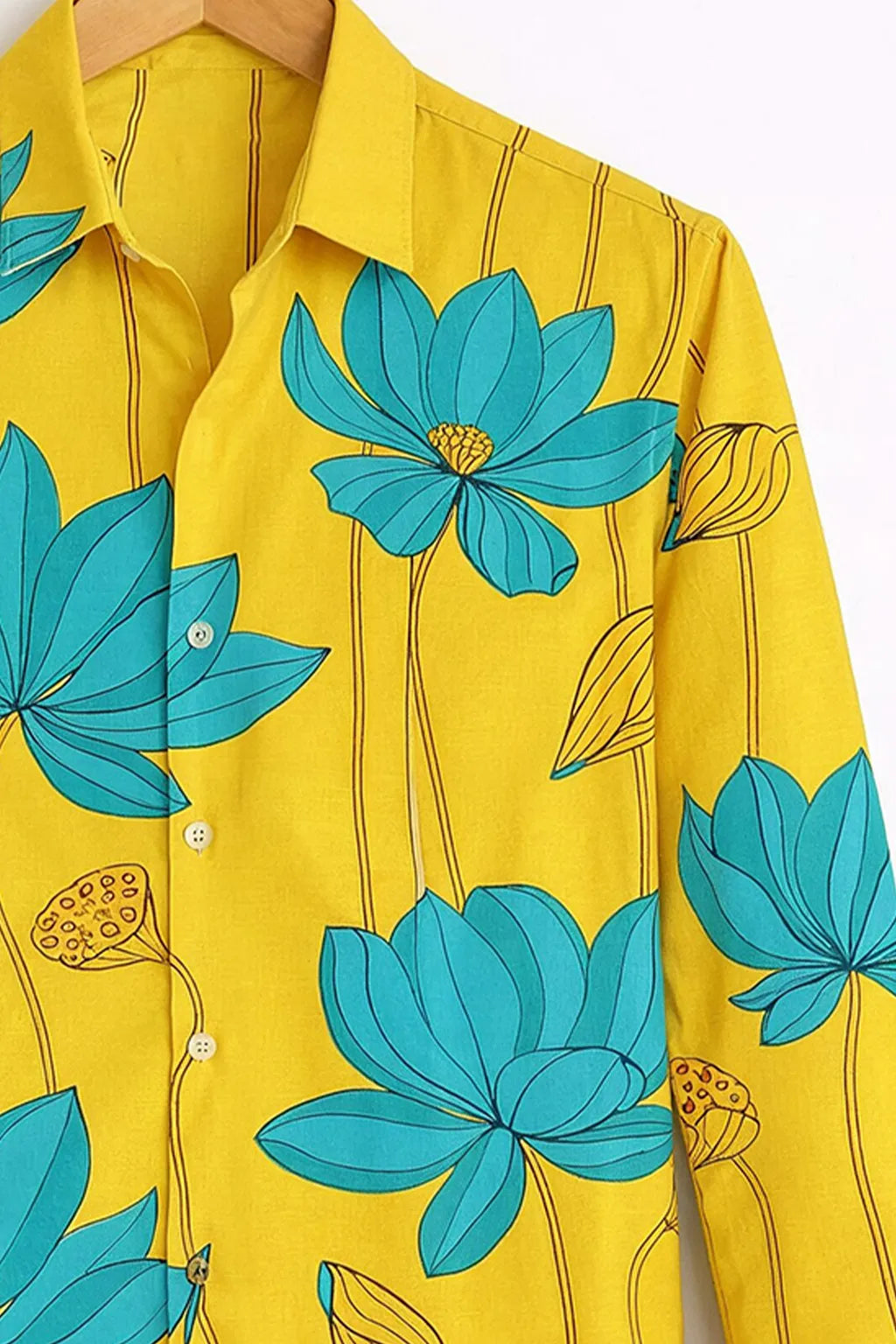 Lotus Bloom Princamiseta – Mustard Yellow