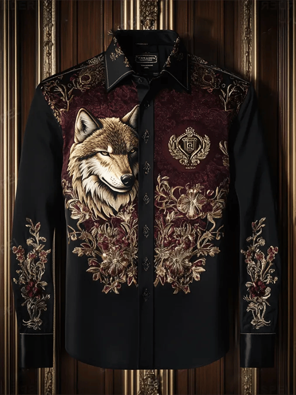 Camisa de lujo Gorgeous de manga larga para hombre
