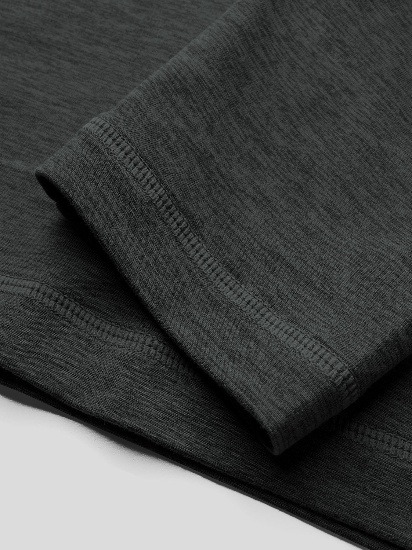 Velou Half Zip de manga larga Tee