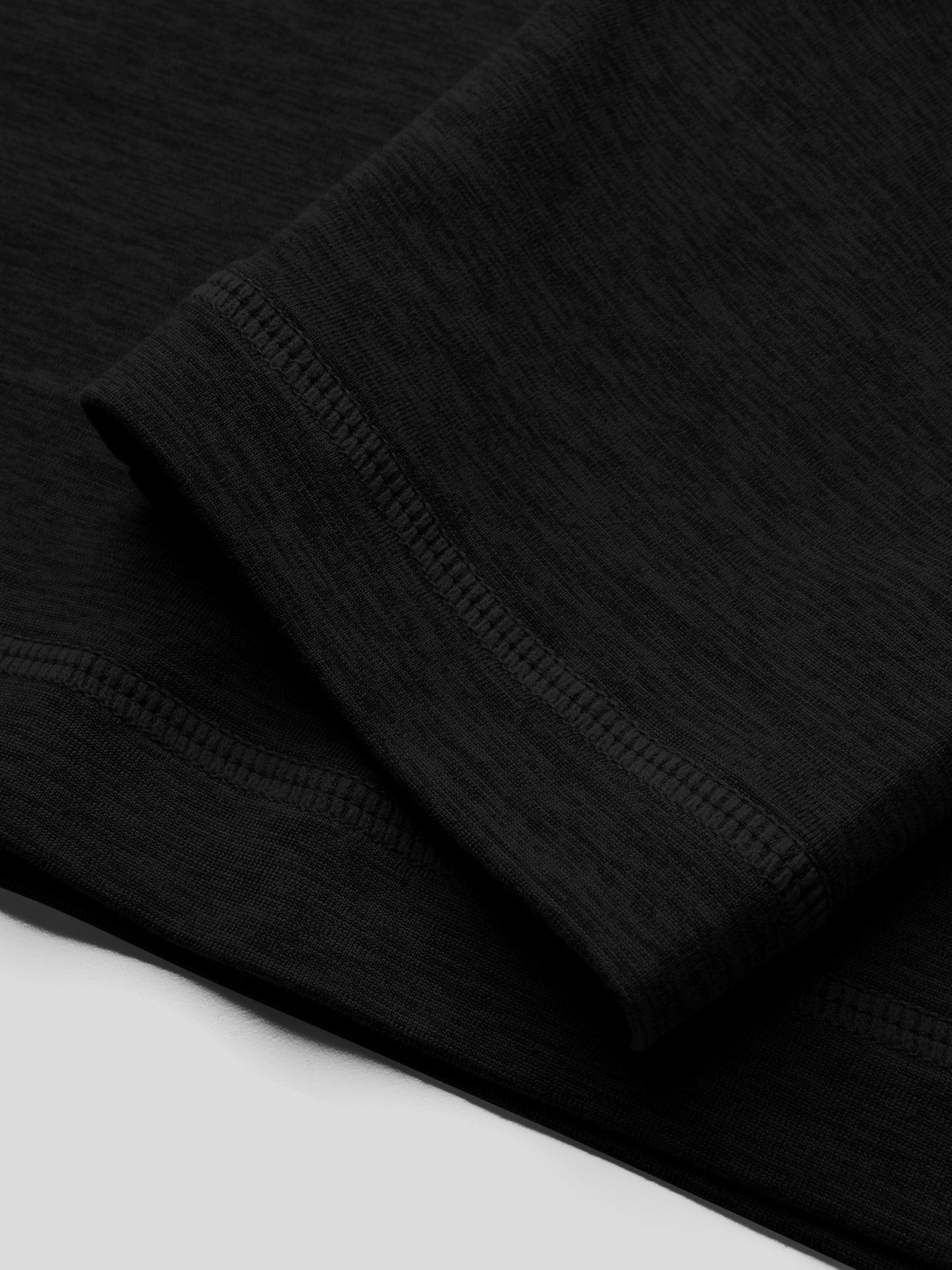 Velou Half Zip de manga larga Tee