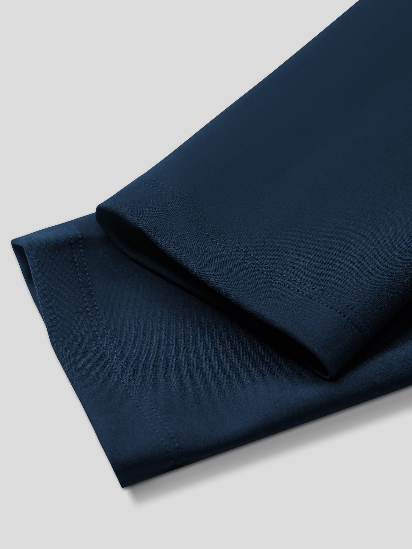 SmoothBlend clásico Fit Half Zip Mock Neck Tee:Zip Contrast Color