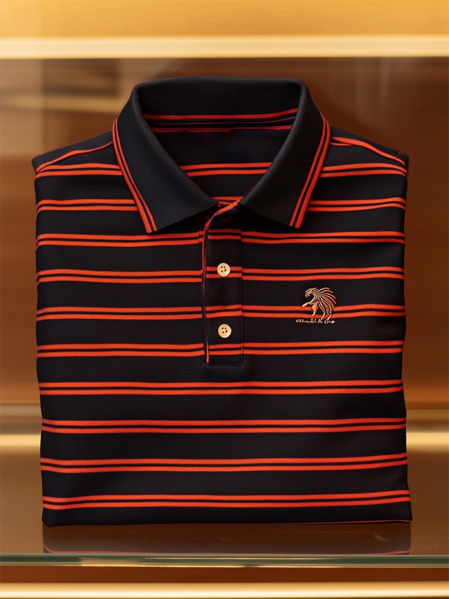 Camisa polo ejecutivo casual Button de manga corta para hombre