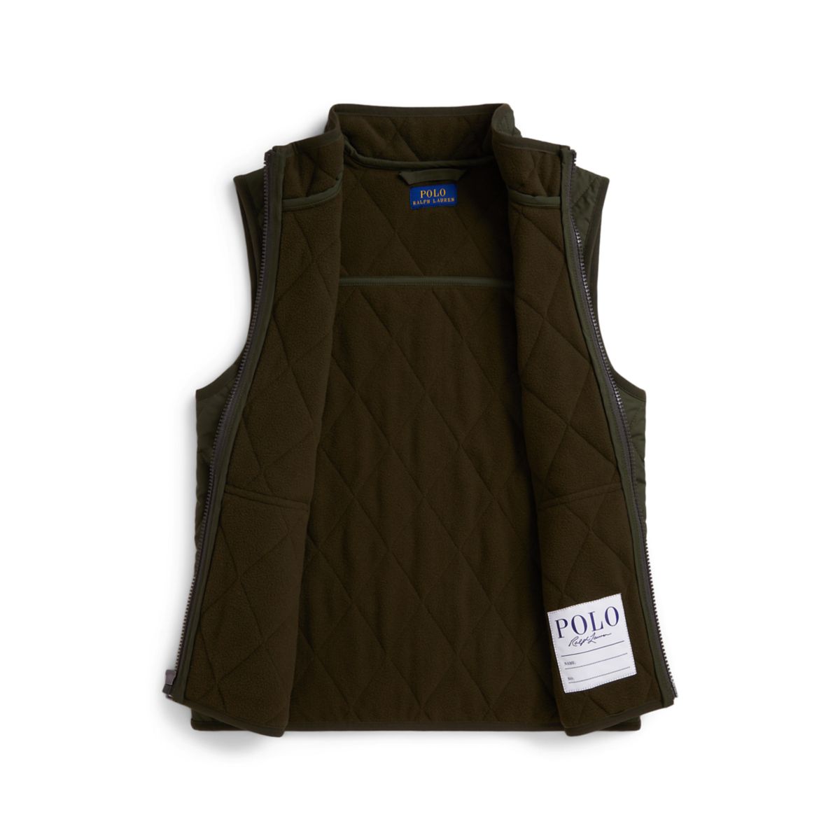 Boys 8-20 Fleece-Lined Quilted Vest - 3