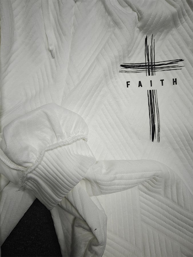 Retro Faith Design jacquard Fabric casual Sweatpantalón para hombre