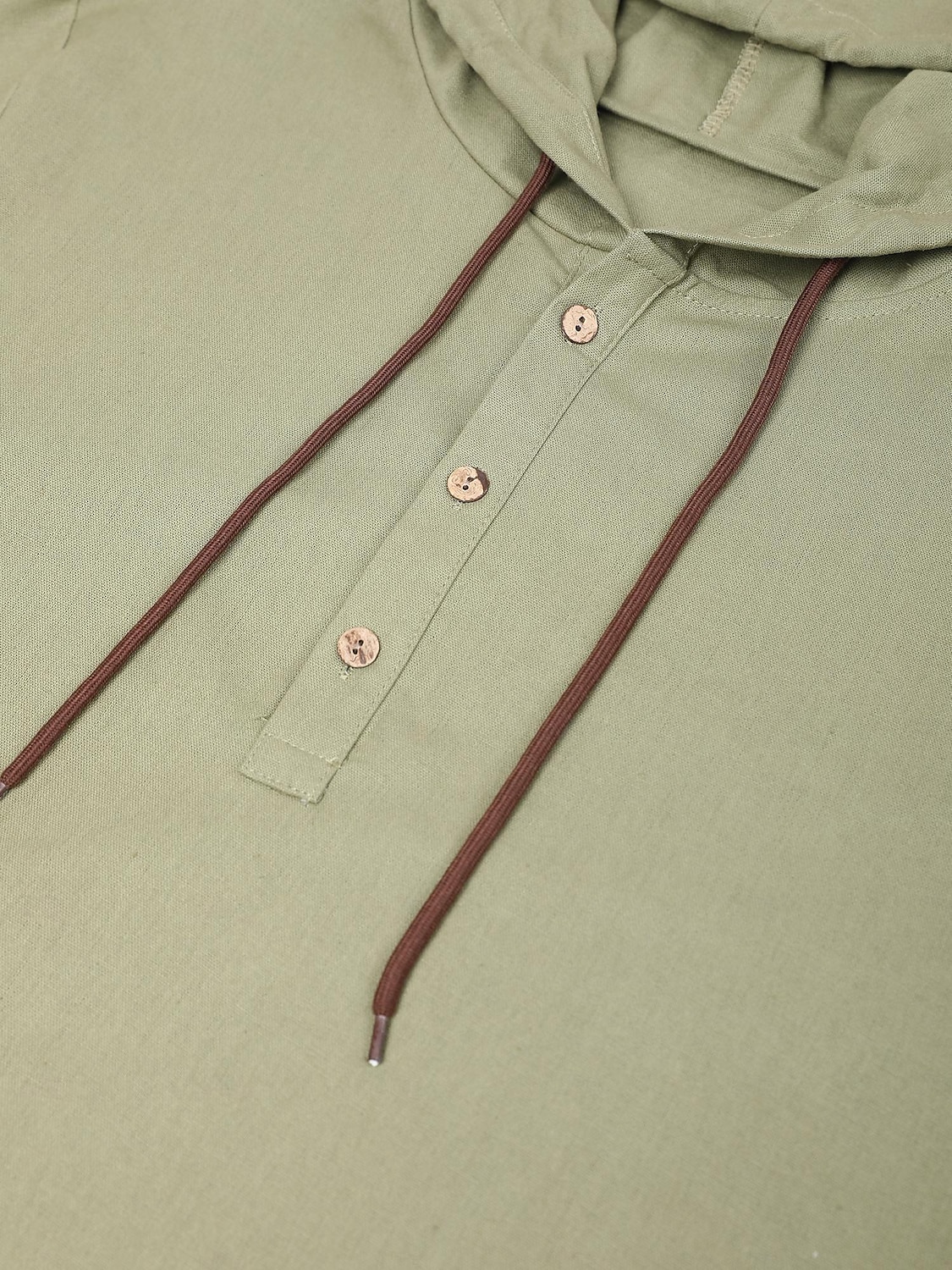 Camisa de lino camisa Calico camisa Summer camisa Beach Wear Plain Vacation Curise White Blue Brown Green de manga larga Hooded Spring & Summer Clothing Apparel para hombre - vista 3