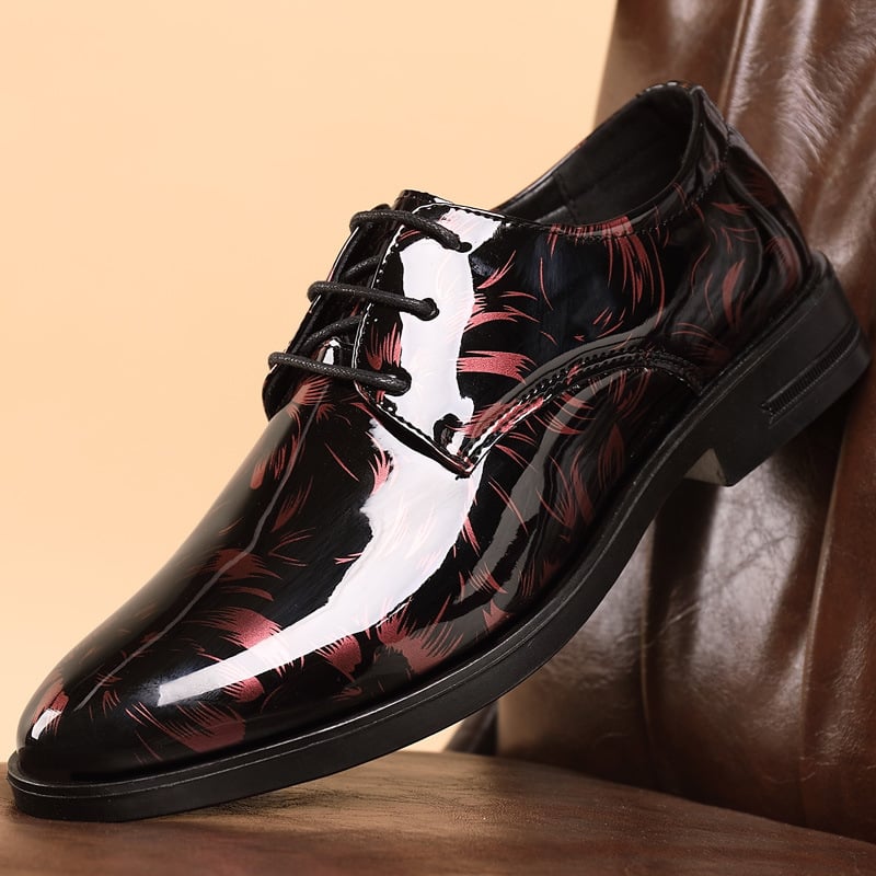 Zapatos petal diseño cuero para hombre