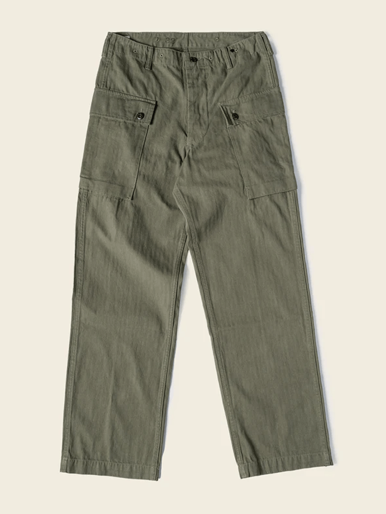 Pantalón vintage para exterior bolsillo casual para hombre
