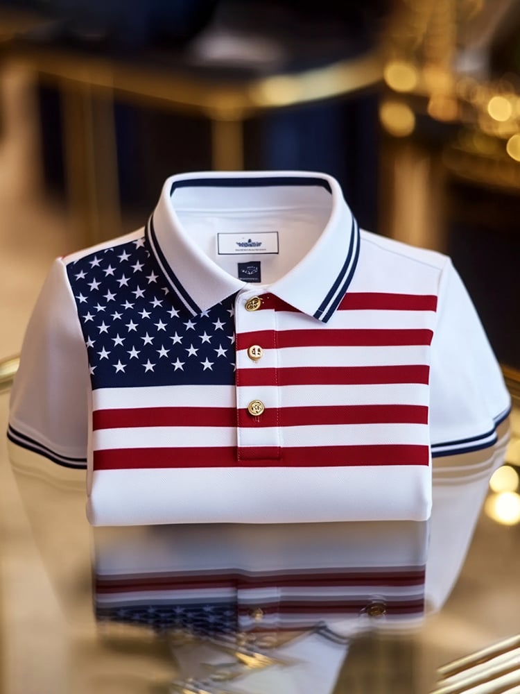 Camisa polo ejecutivo casual Button de manga corta para hombre