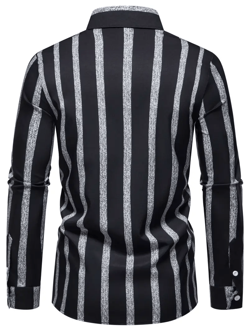 Camisa a cuadros ejecutivo de manga larga para hombre
