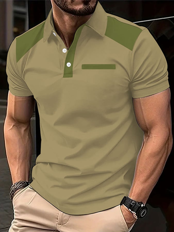 Camisa polo de moda casual para hombre