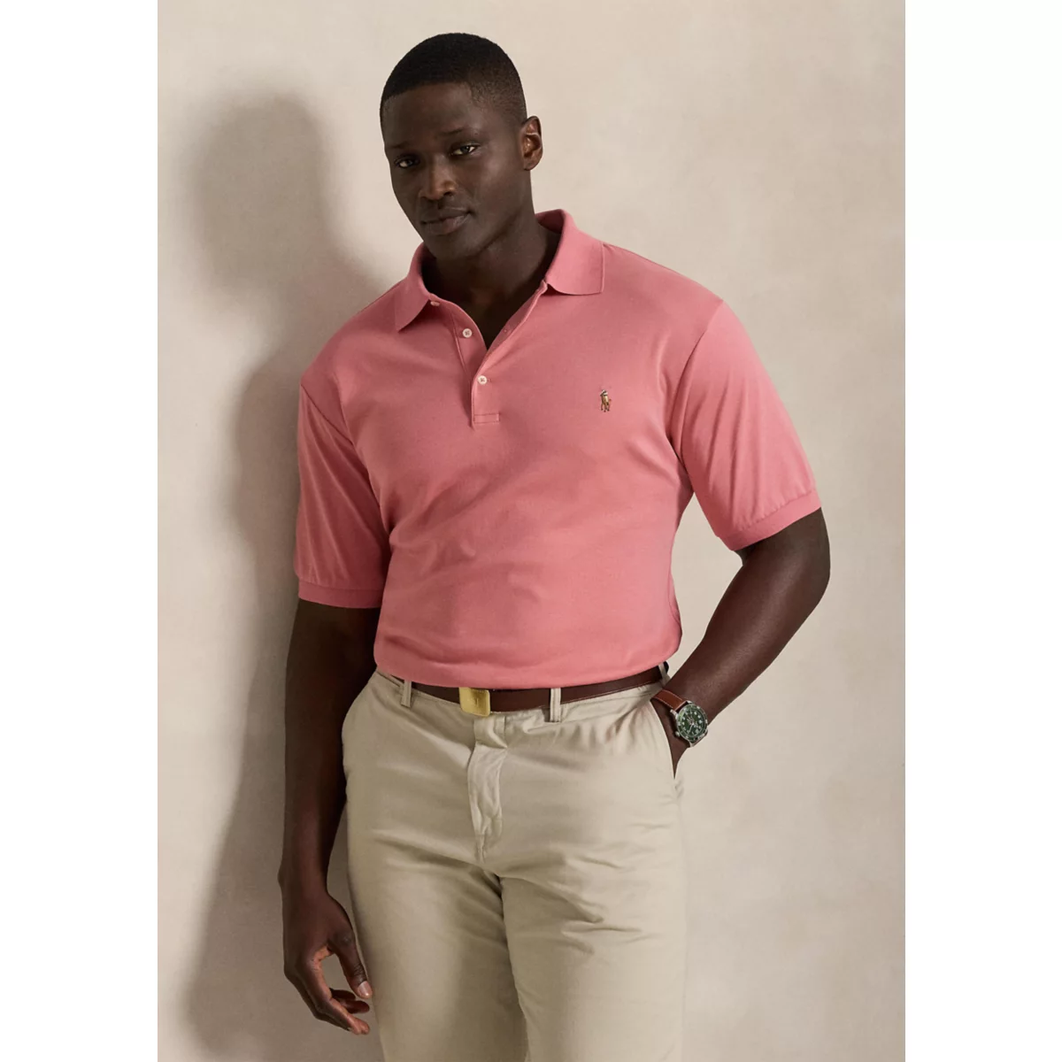 Big & Tall Soft Cotton Polo Shirt - 7