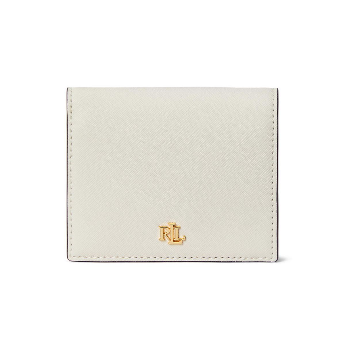 Crosshatch Leather Compact Wallet - 6