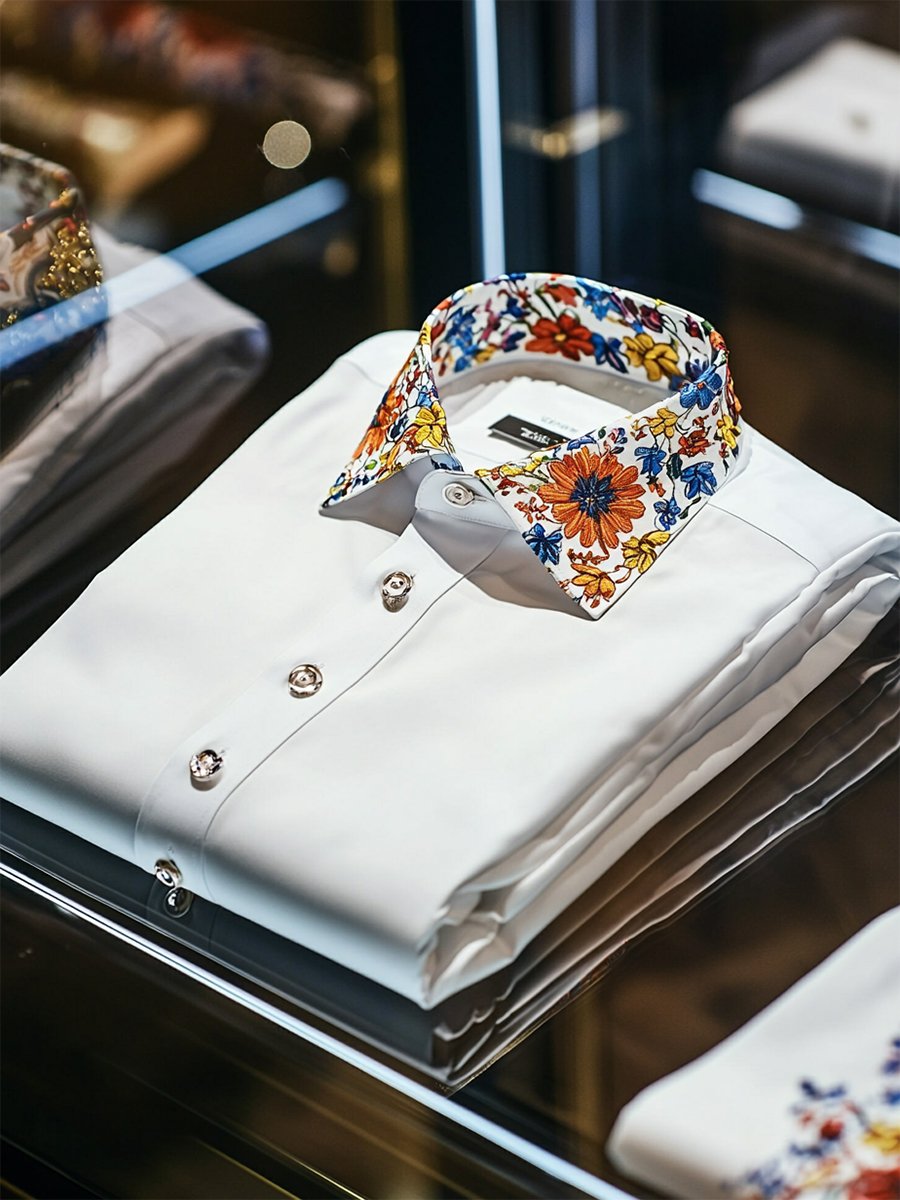 Camisa Resort casual floral Art de manga corta para hombre