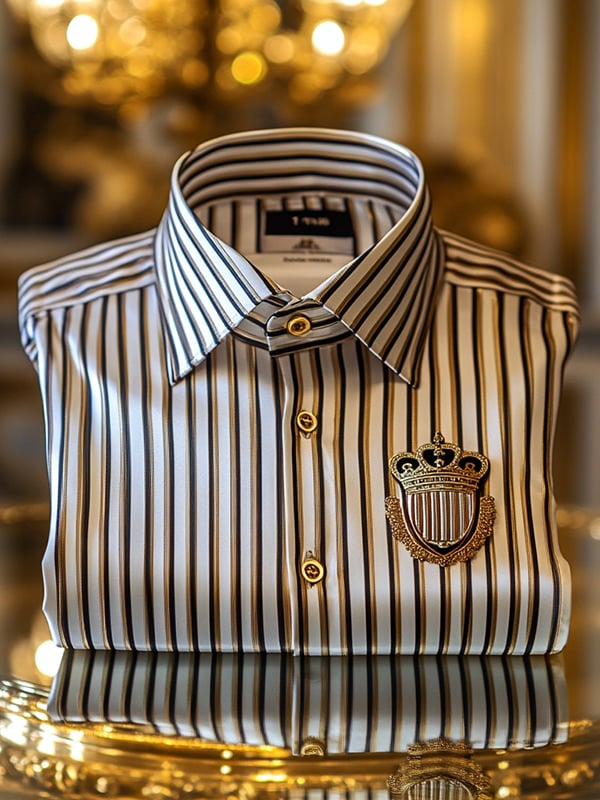 Camisa de lujo Gorgeous de manga larga para hombre