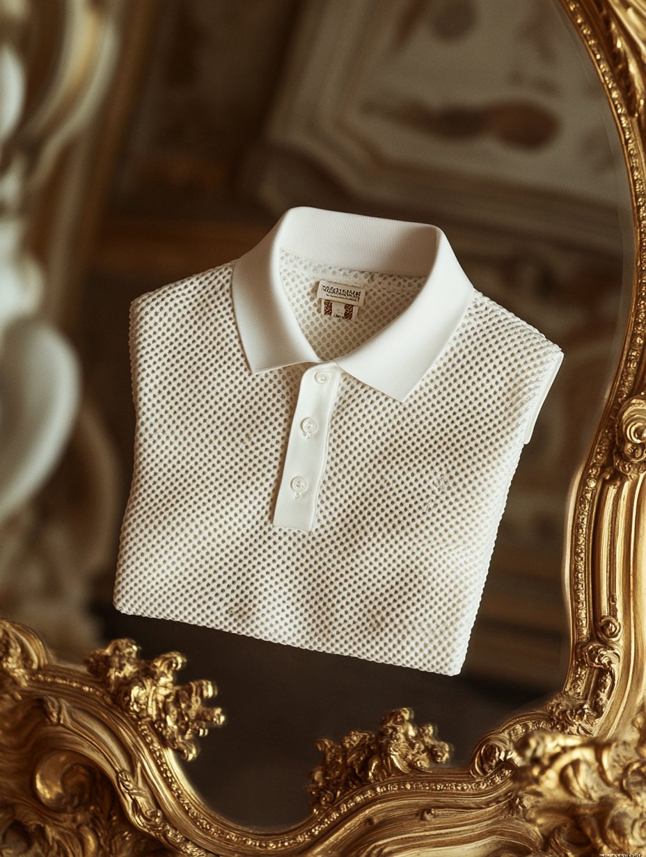 Camisa polo ejecutivo de lujo estampado Button de manga corta para hombre
