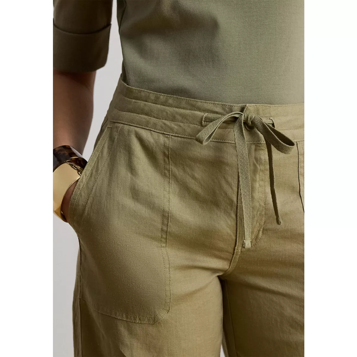 Linen Wide-Leg Pant - 3