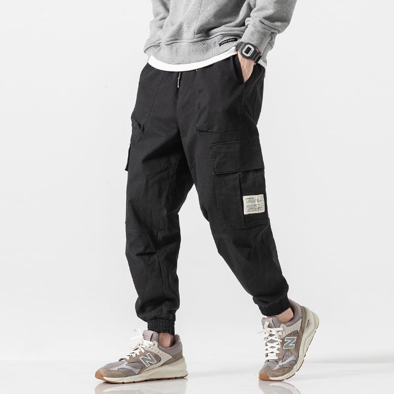 Pantalón retro Multi bolsillo Hip-hop Oversize Cargo