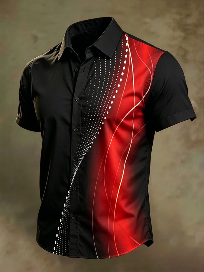 Camisa de manga corta ejecutivo para hombre