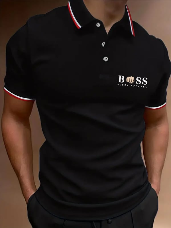 Casual cierre Polo para hombre