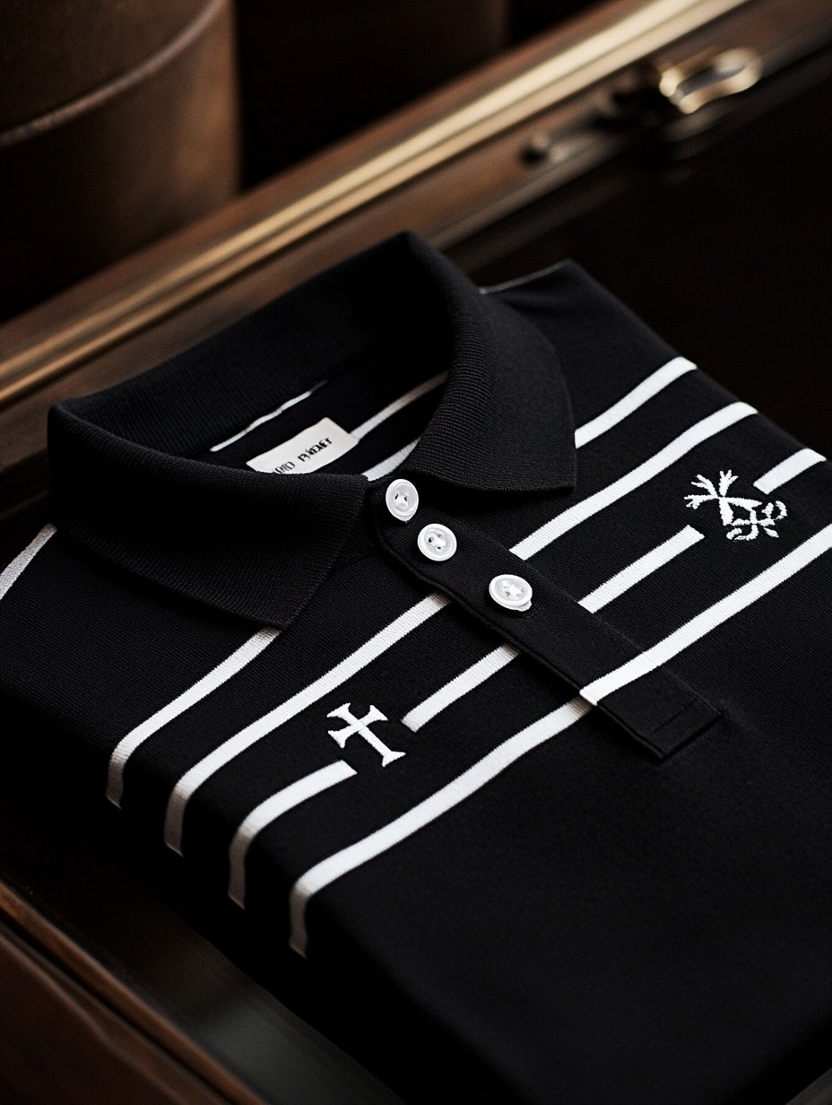 Camisa polo ejecutivo Button de manga corta para hombre