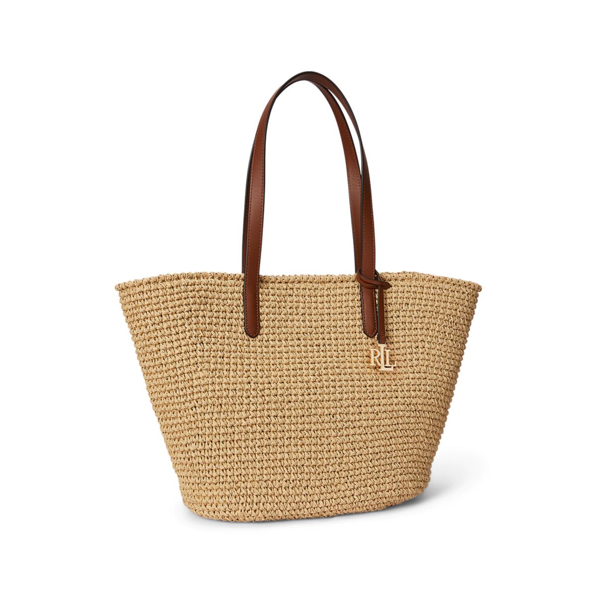 Crocheted Straw Large Lainey Tote Bag - 4
