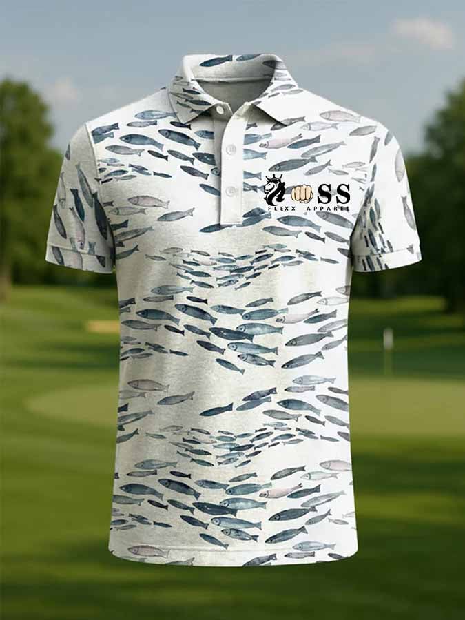 De moda casual ejecutivo Contrast Color Polo para hombre