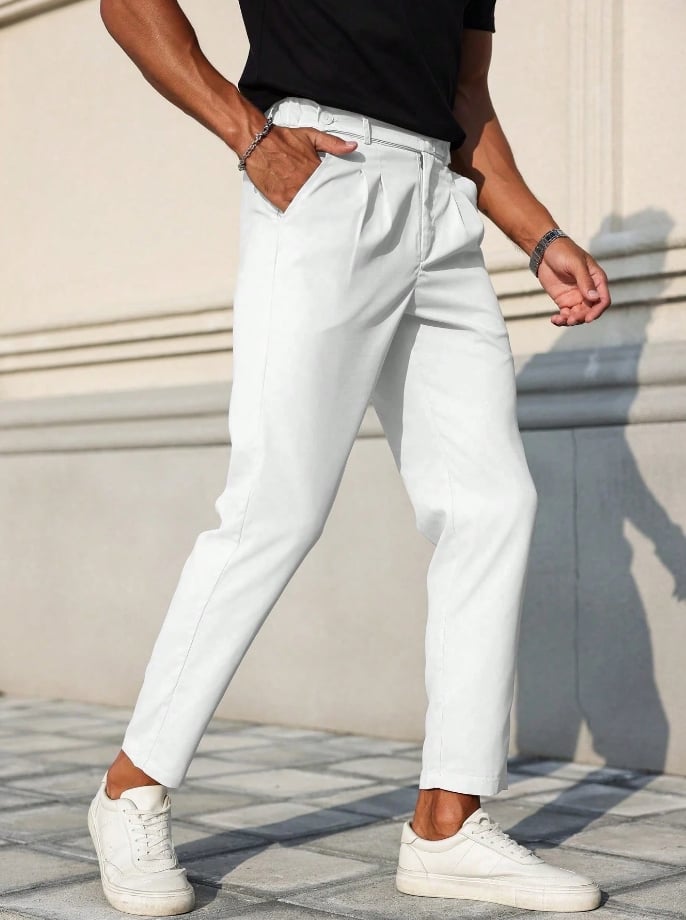 New ejecutivo Style Trousers para hombre