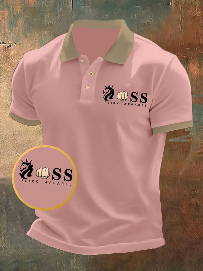 Camisa polo elegantee ejecutivo casual for men in contrasting color