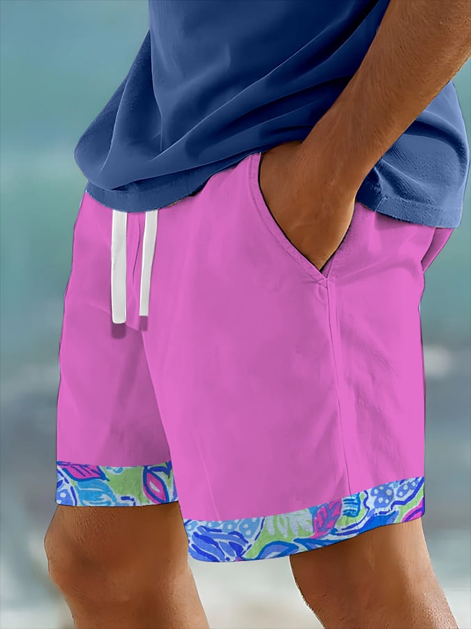 Shorts Hawaiian estampado Resort (With Pockets) para hombre
