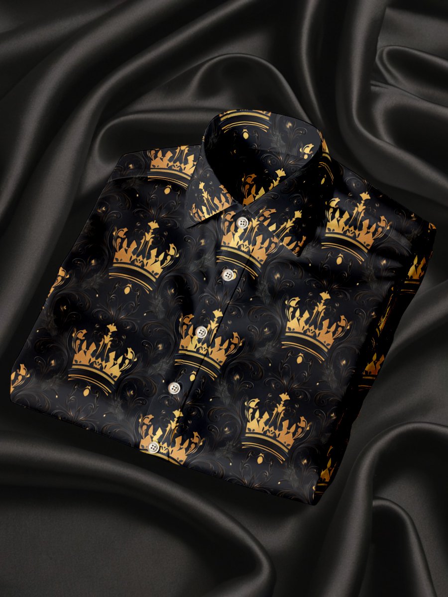 Camisa de lujo ejecutivo de manga larga para hombre