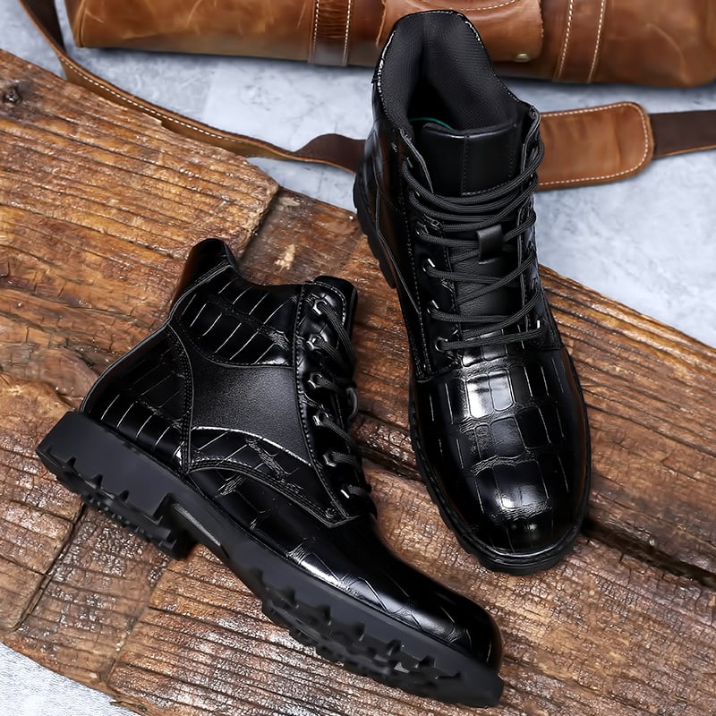 Botas High-end cuero Painted Colors Quality de lujo Men Causal