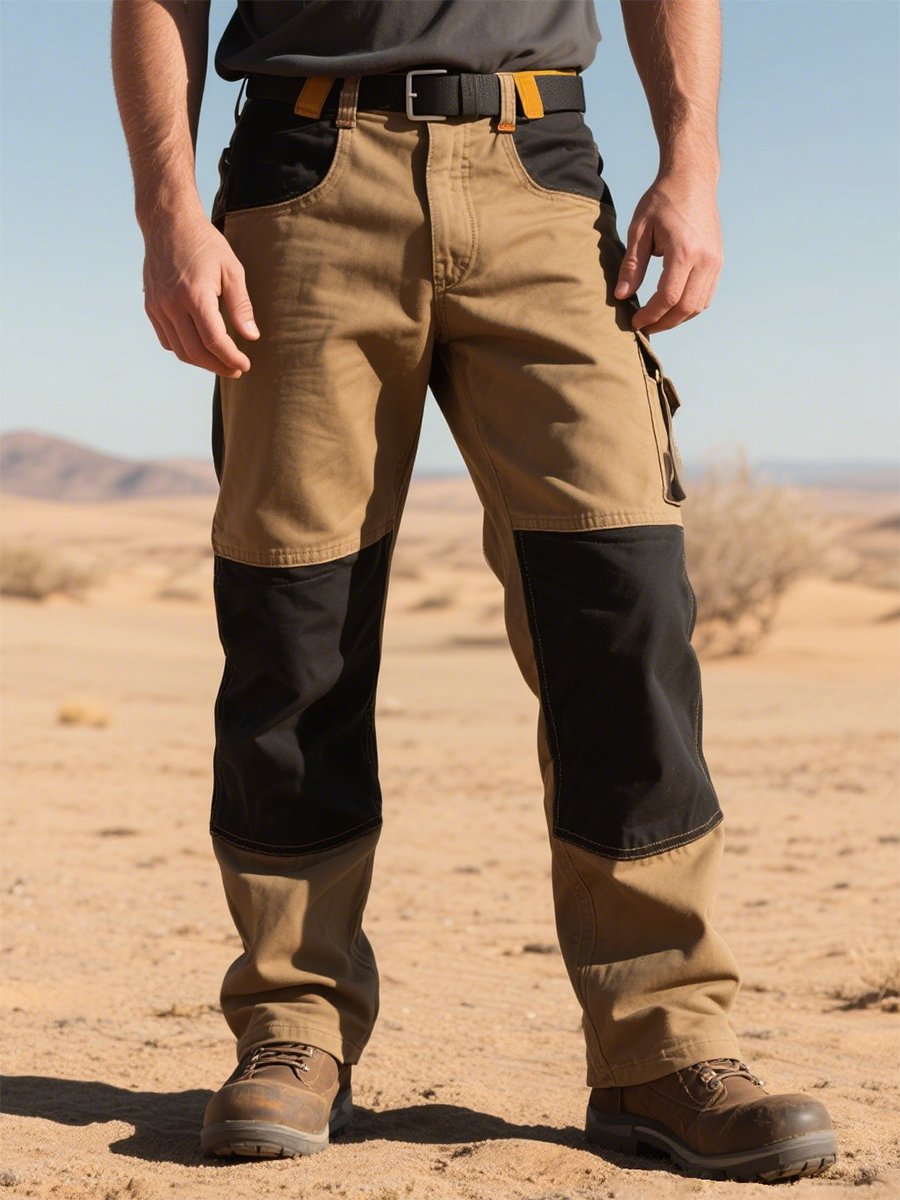 Vintage Multi-bolsillo Overalls para hombre