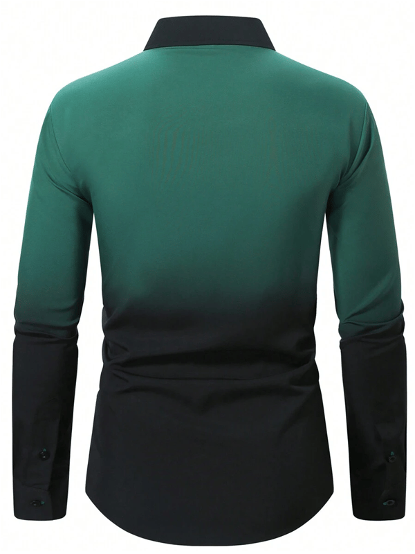 para hombre ejecutivo casual de manga larga camisa