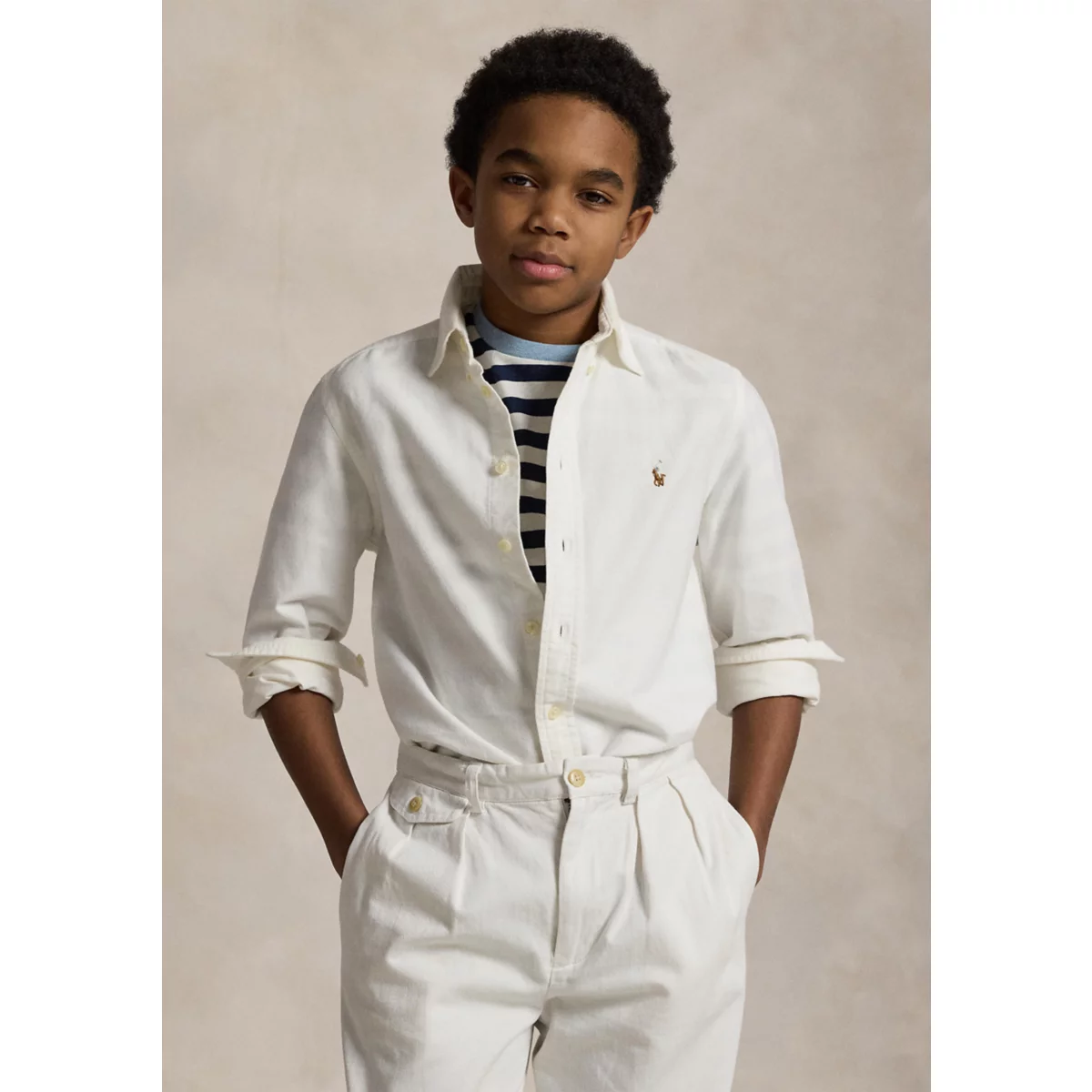 Boys 8-20 Cotton Oxford Shirt - 2