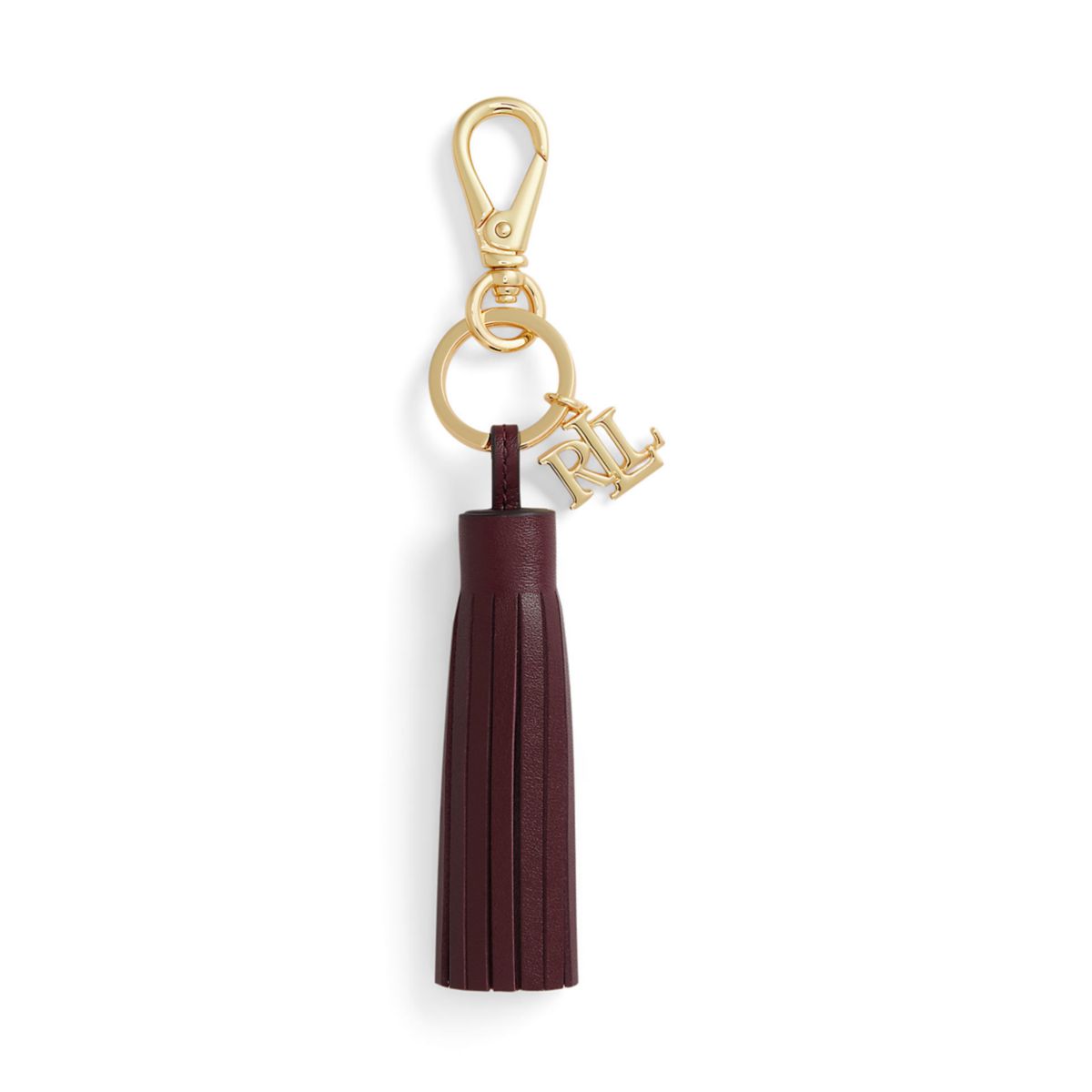 Logo & Leather Tassel Charm - 5