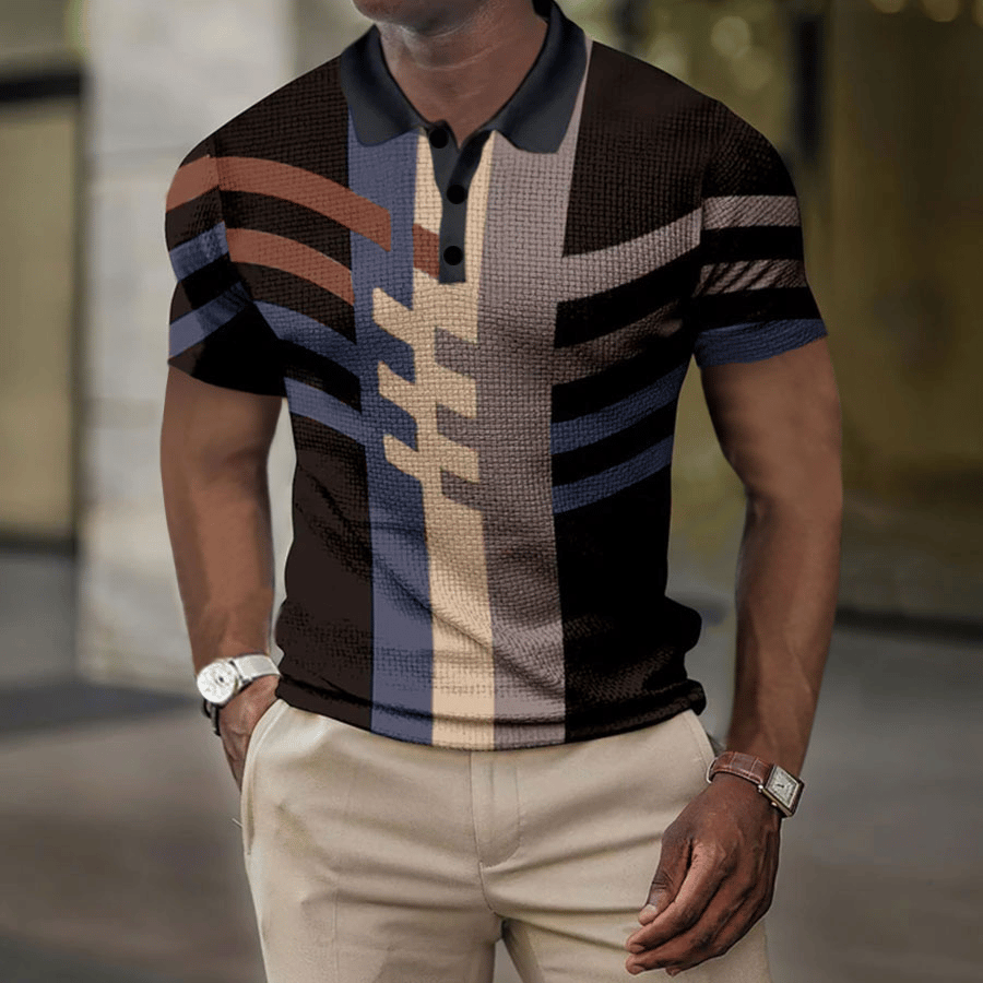 Camisa polo ejecutivo casual para hombre