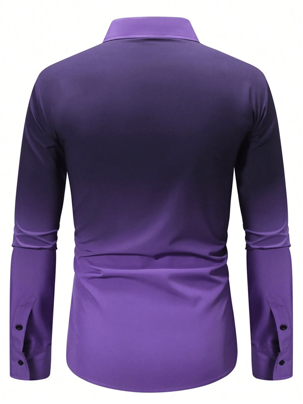 para hombre ejecutivo casual de manga larga camisa