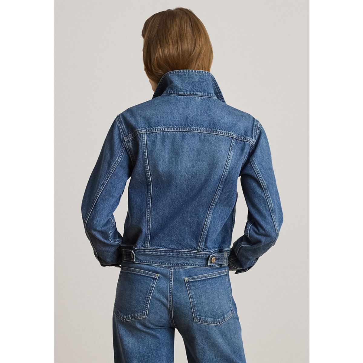 Women's Denim Trucker Jacket - 2