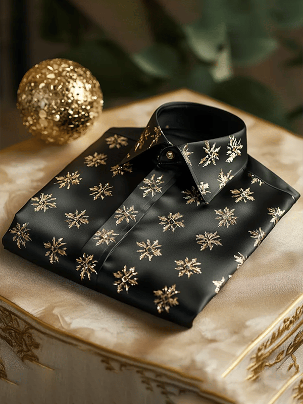 Camisa de lujo Gorgeous de manga larga para hombre