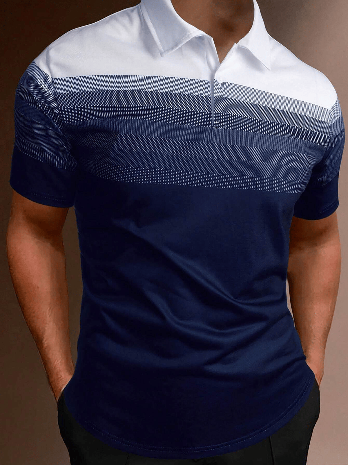 Camisa casual ejecutivo de moda polos para hombre