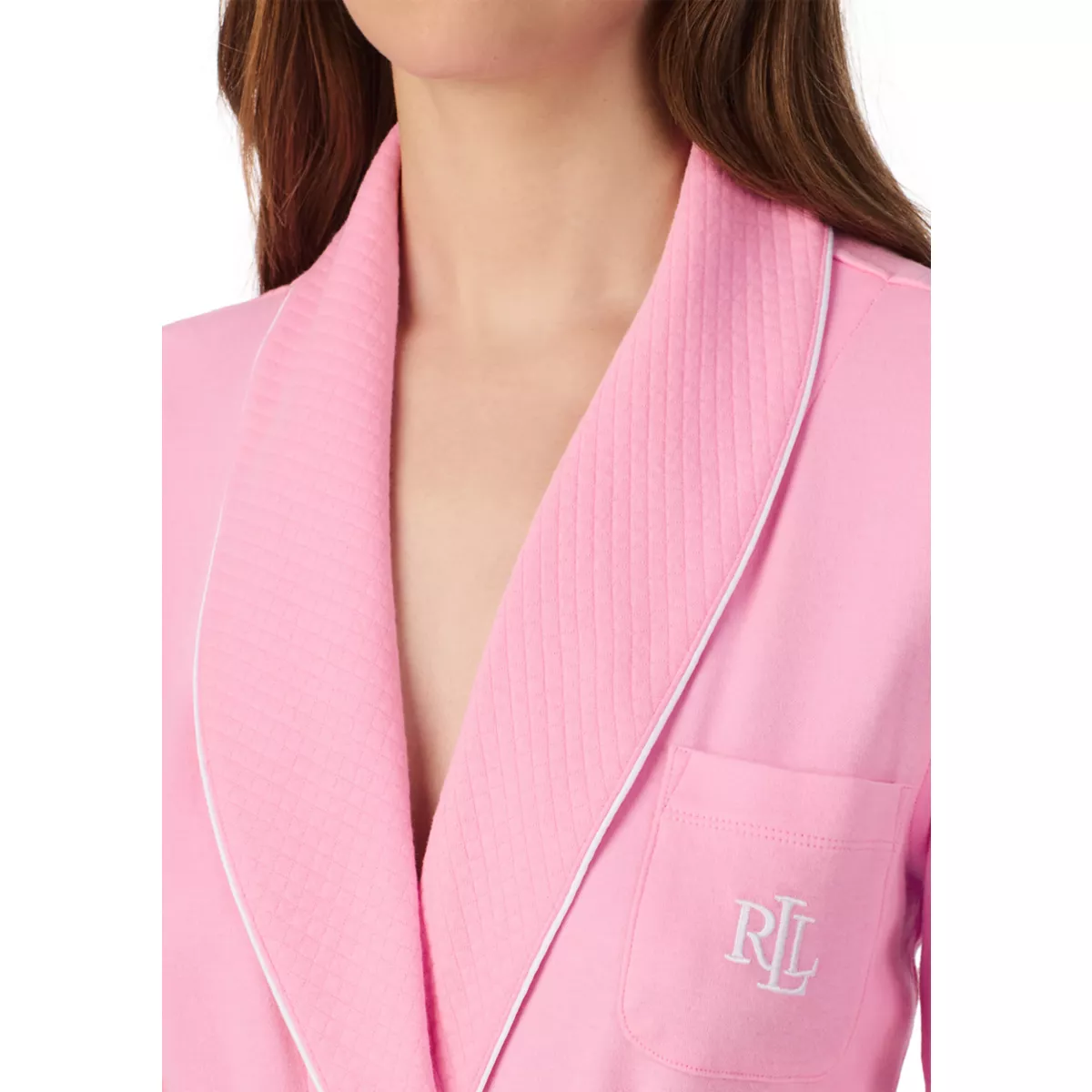 Shawl Collar Short Robe - 3
