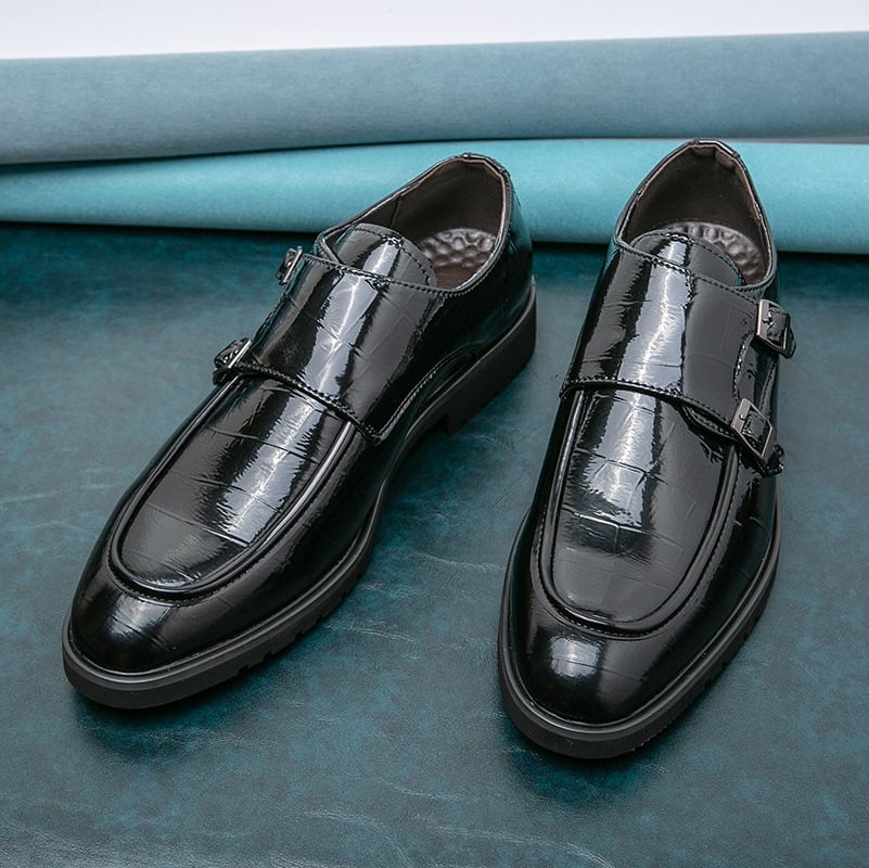 Zapatos New clásico cuero Wedding Party ejecutivo de moda Slip On Men Dress