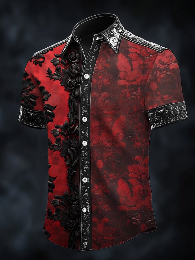 Casual Art Dark Brogue Princamiseta para hombre