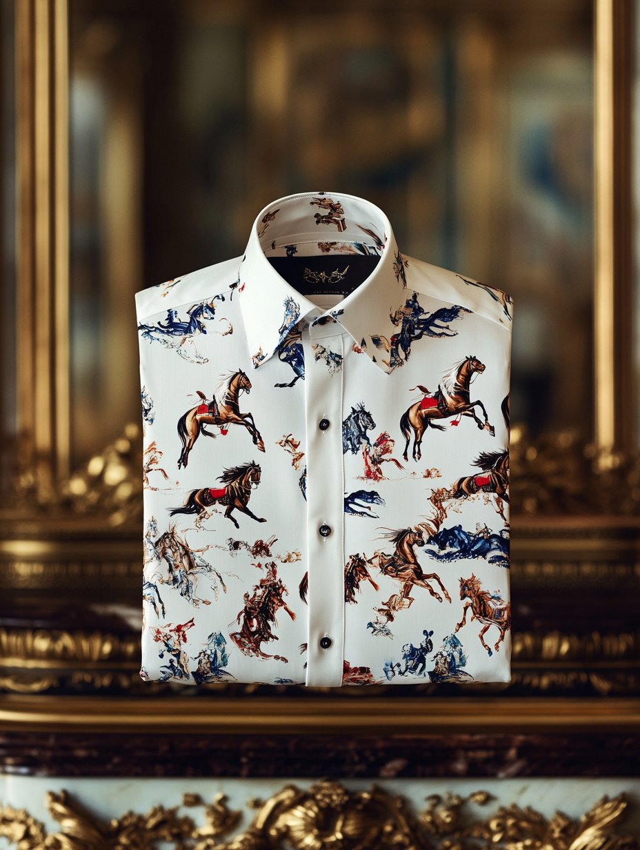 Camisa Jockey de manga corta para hombre