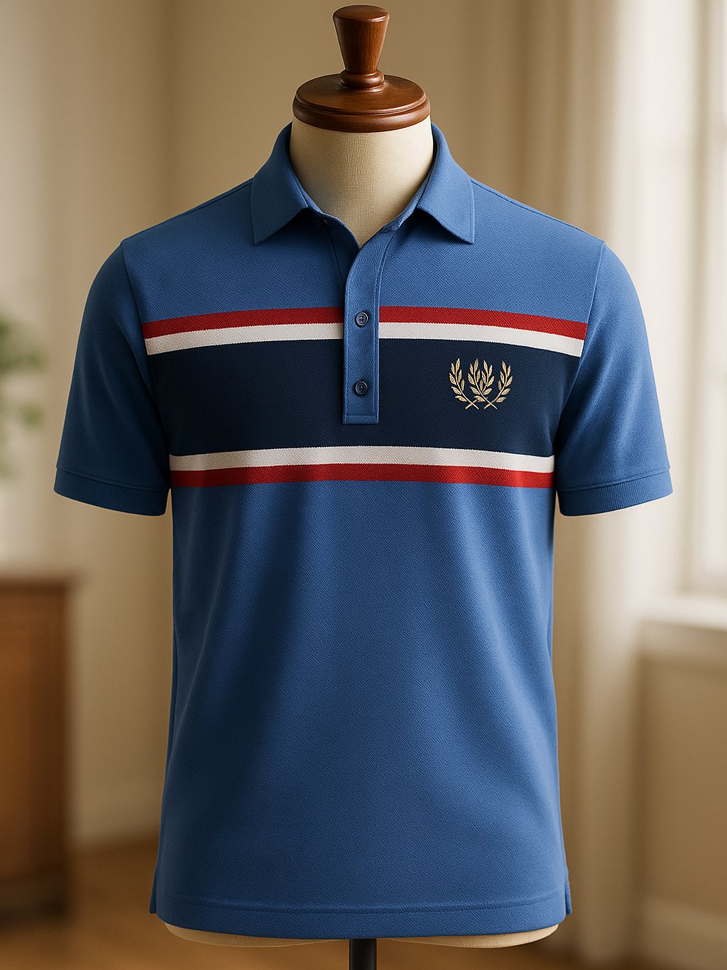 Camisa polo ejecutivo casual Button de manga corta para hombre