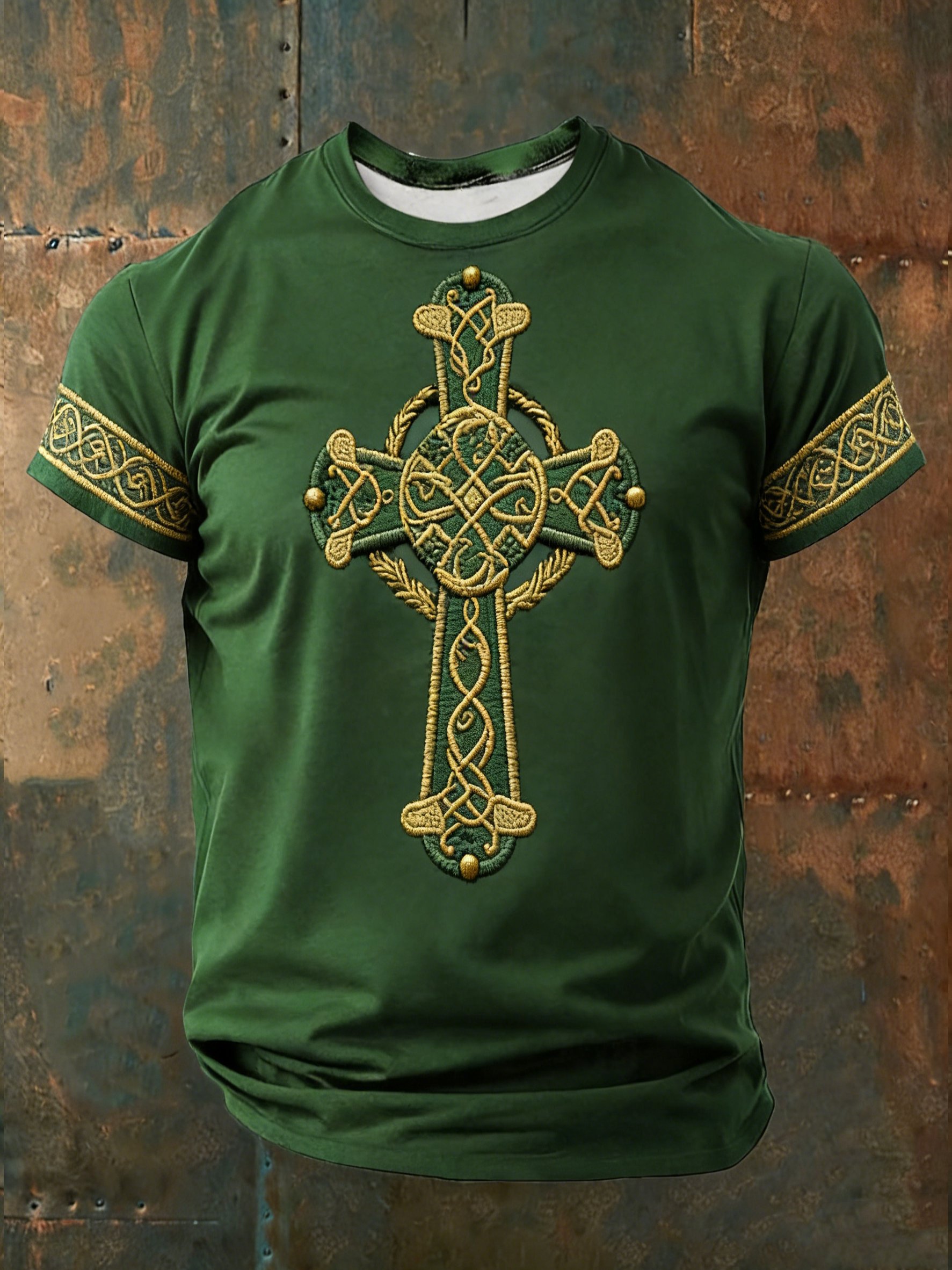 Camiseta Irish St. Patrick's Day Celtic High Cross Knots