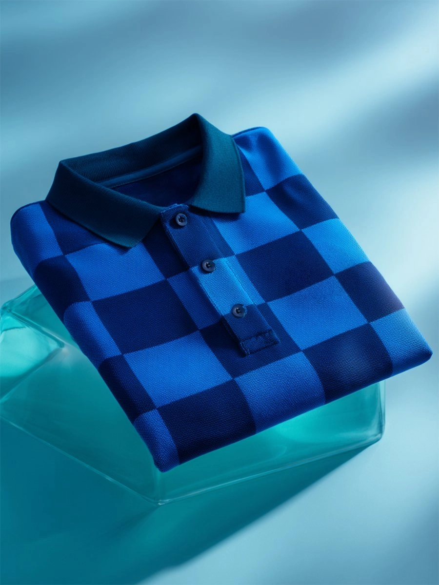 Camisa polo ejecutivo casual Button de manga corta para hombre