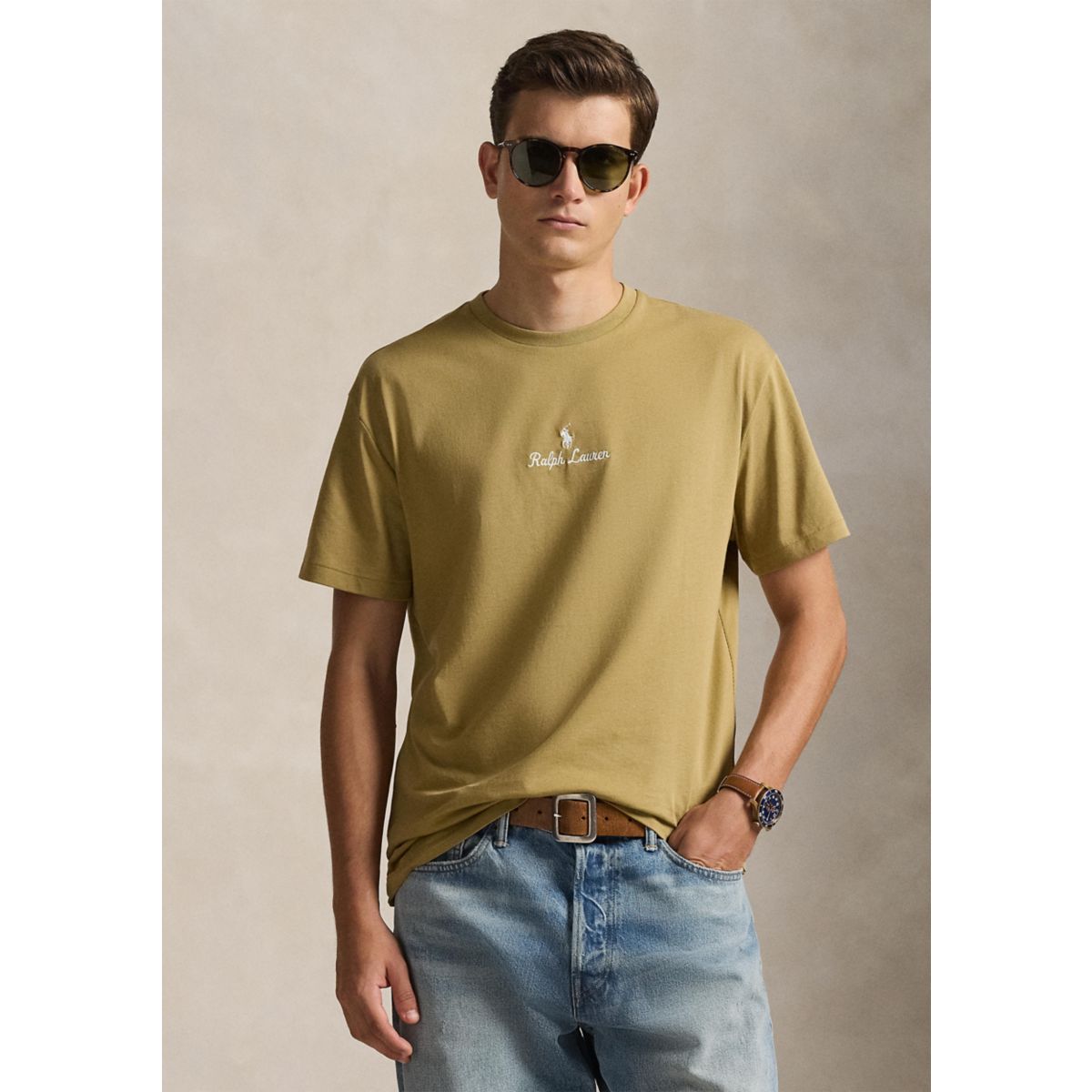 Classic Fit Logo Jersey T-Shirt - 1